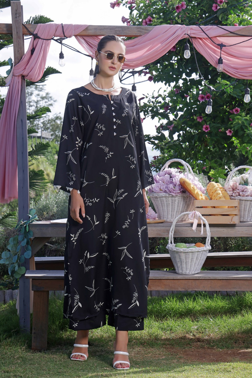 Ebony Flora Grape Drape