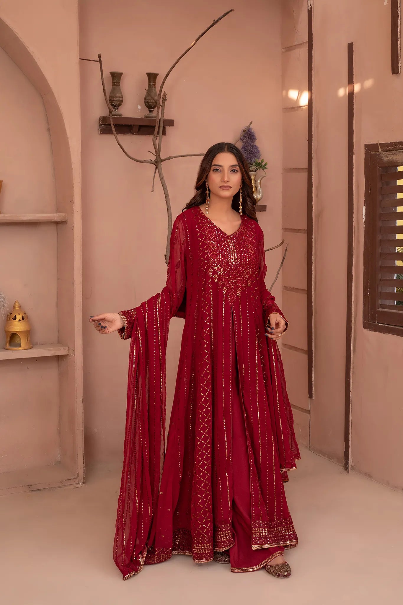 Mah e Rukh | 3pc Embriodered Madiha Gohar