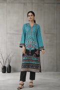 Turquoise Blossom -1pc Printed