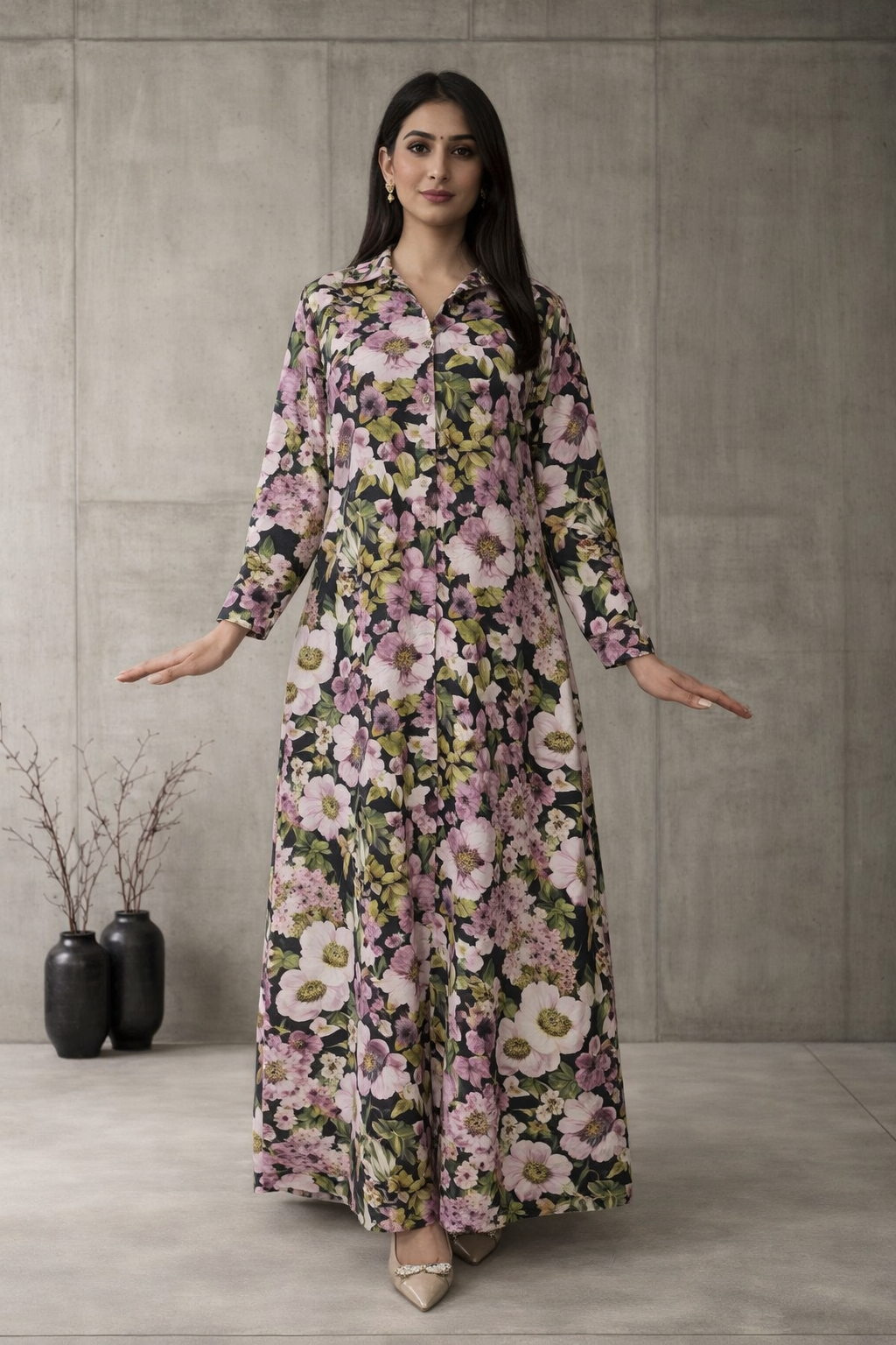 Noire – A-Line Flared Dress