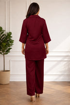 Maroon Coord Set