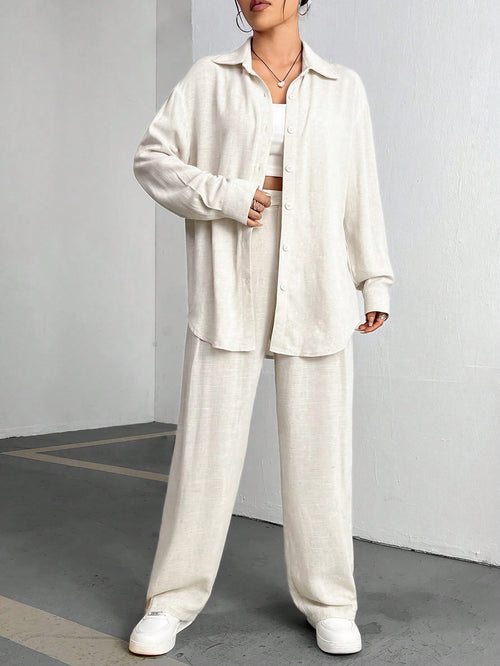 Amira Co Ord Set Grape Drape