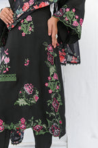 Mehr e Gul - 3pc Embriodered Silk