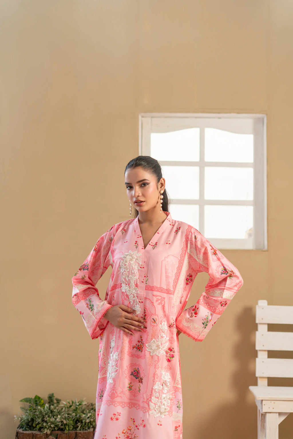 Blushy Rose - 2pc Silk