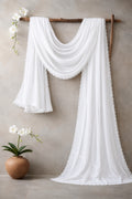 Dupatta - White