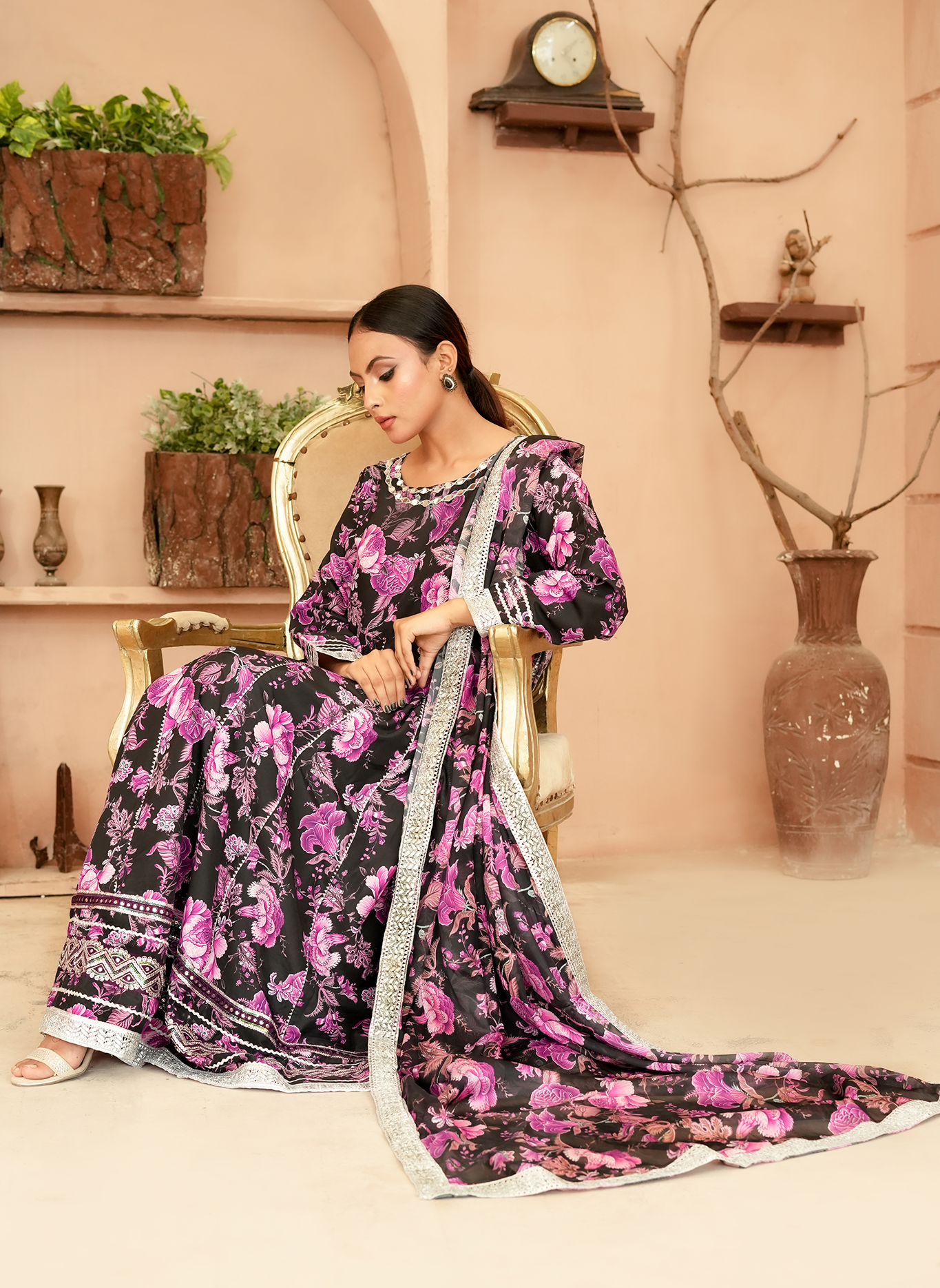 Noor e Gulzar | Premium Swiss Dress