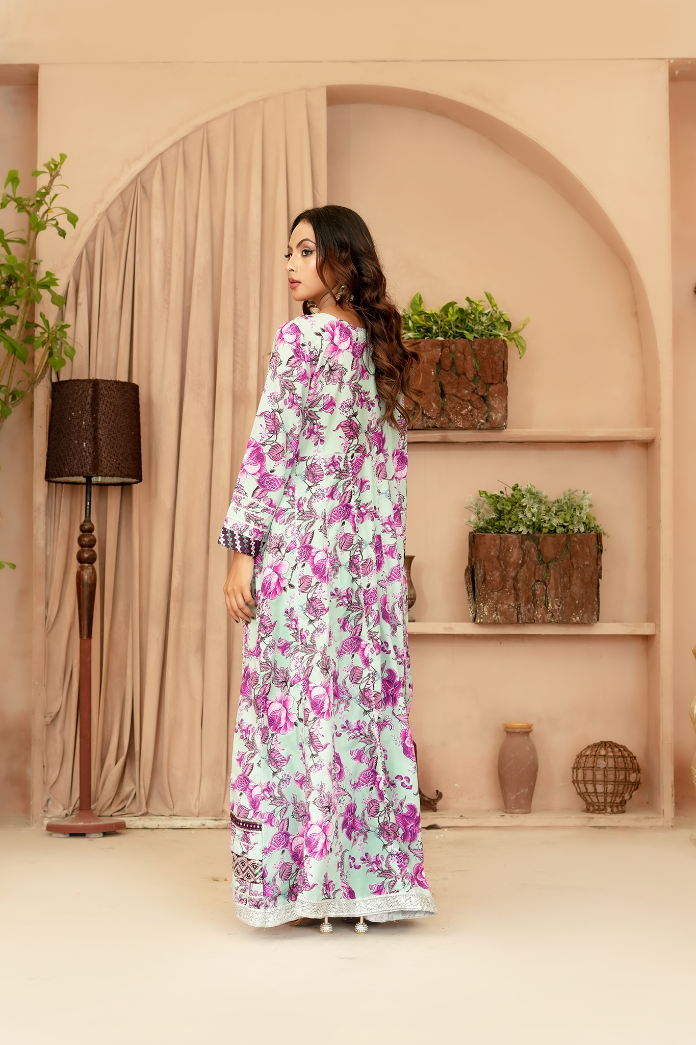 Noor e Mah | Swiss Embroidered Dress
