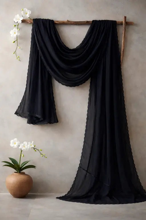Dupatta - Black