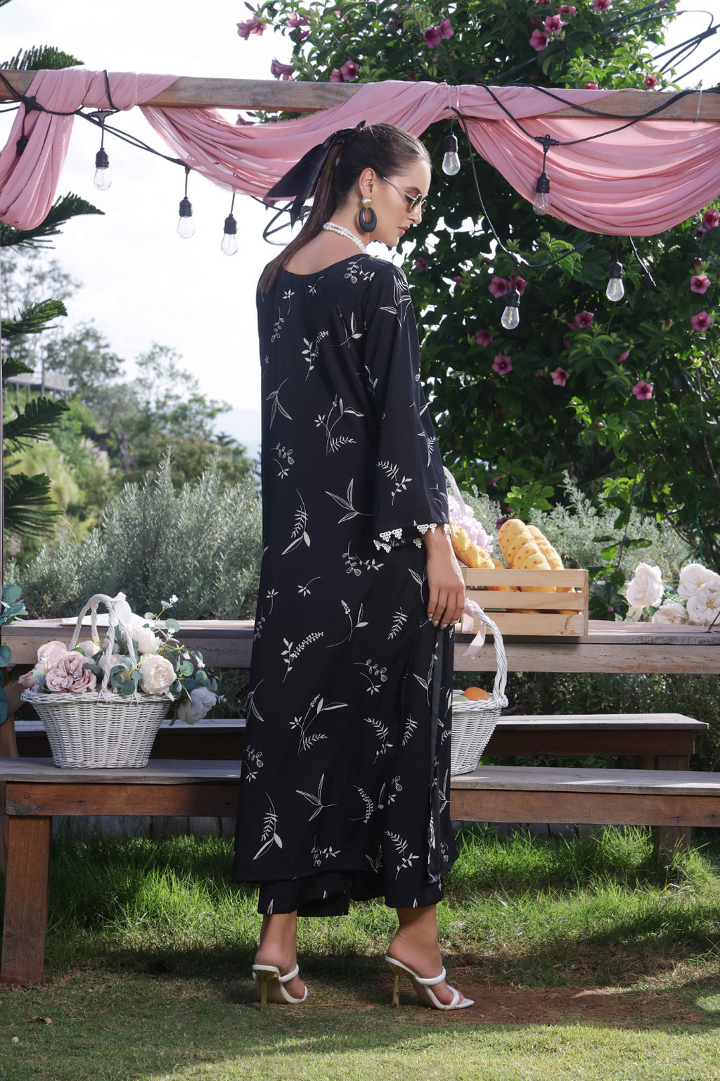 Ebony Flora Grape Drape