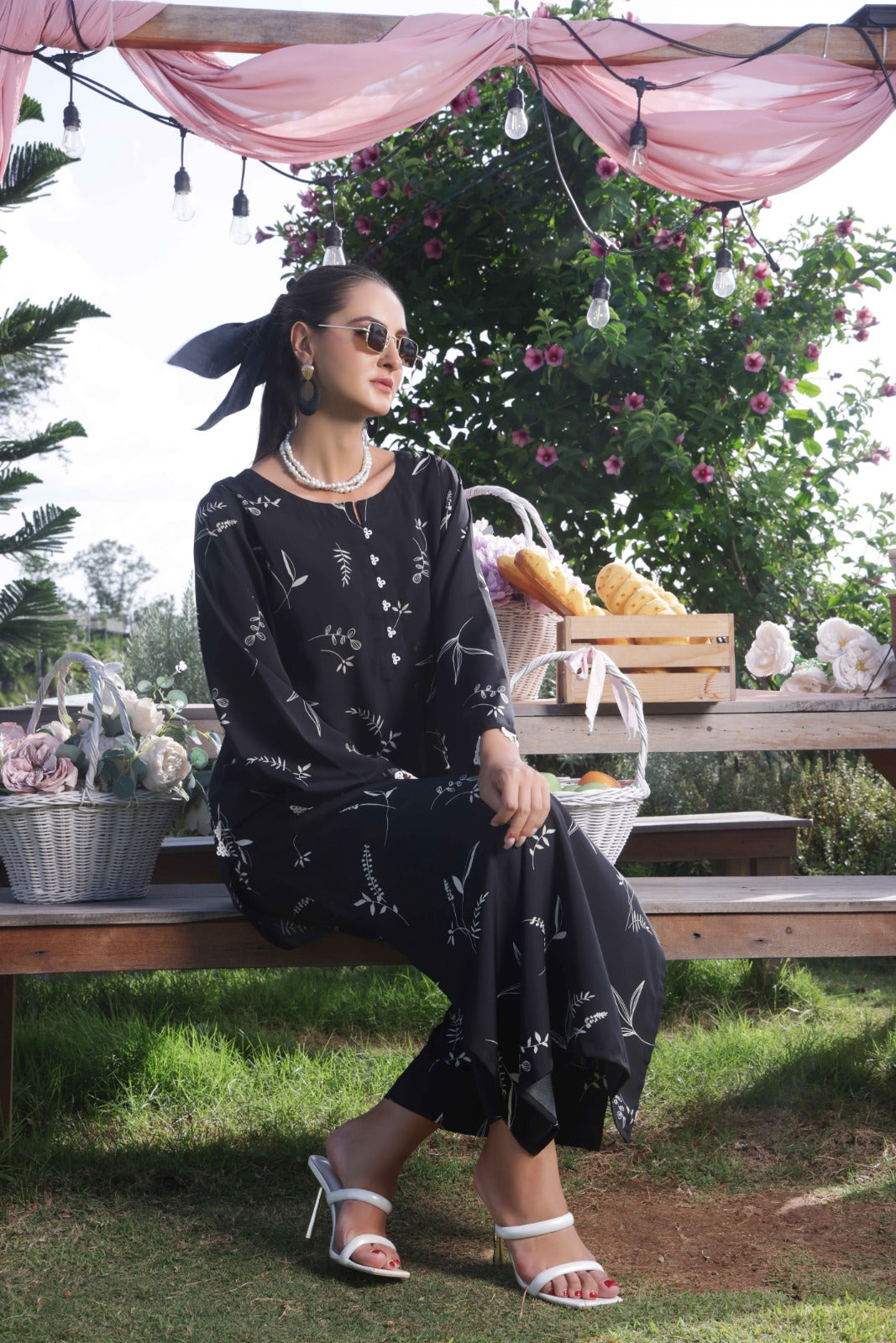 Ebony Flora Grape Drape