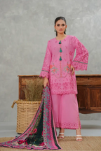Floral Radiance - 3pc Embriodered