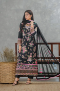 Floral Tapestry - 3pc Embriodered
