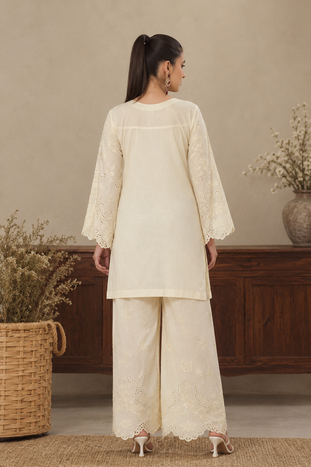 Pearl Glow - 2pc Chikankari