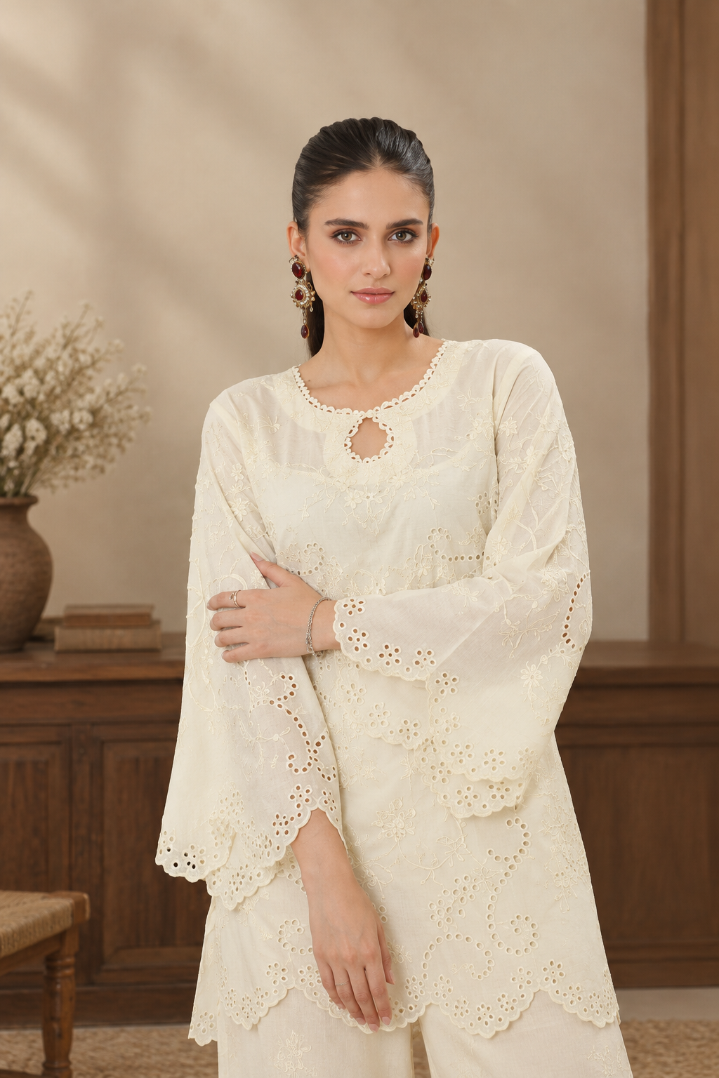 Pearl Glow - 2pc Chikankari