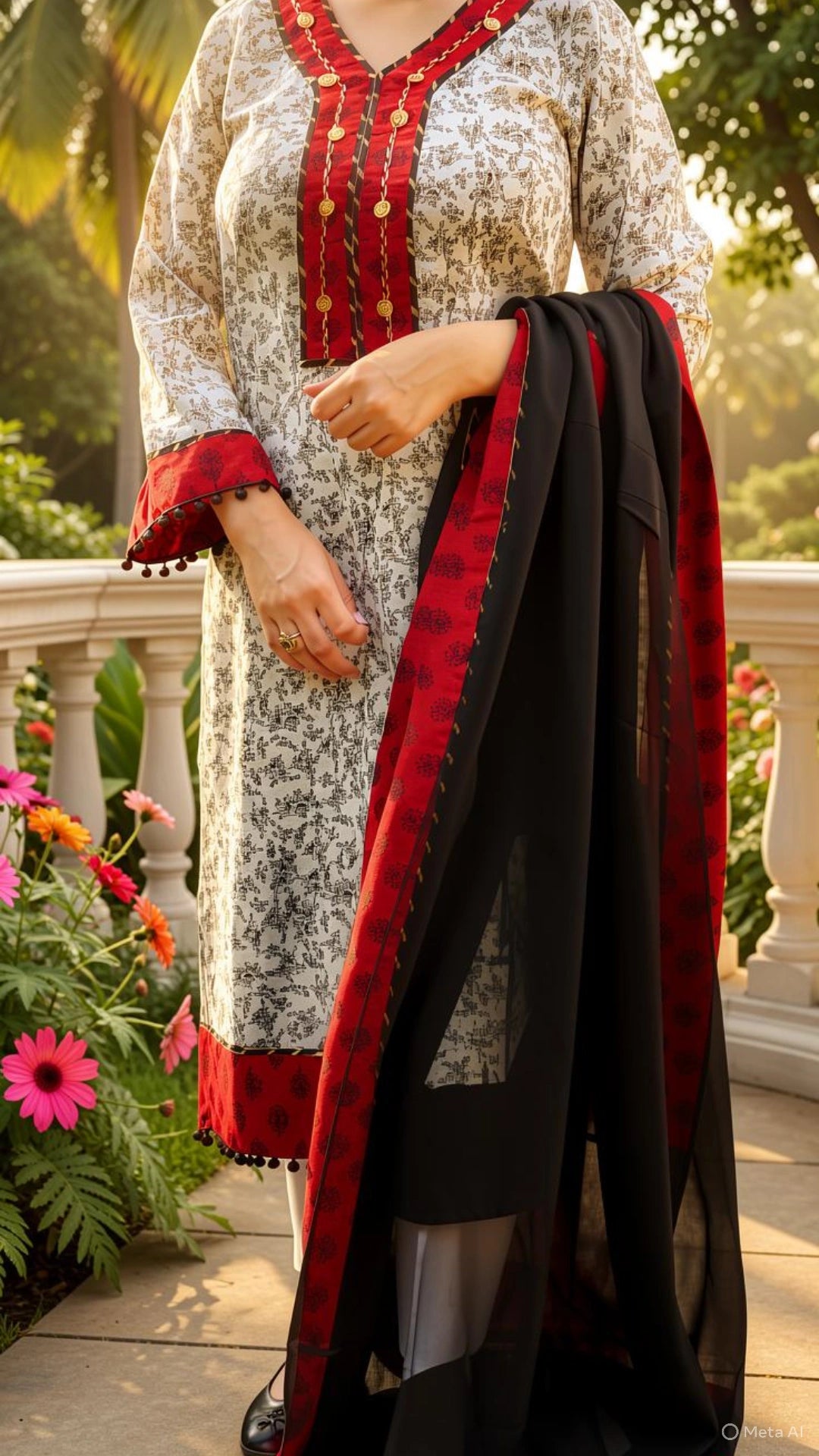 Crimson - 2pc Printed lawn