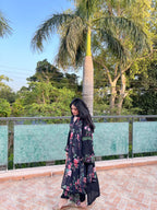 Mehr e Gul - 3pc Embriodered Silk