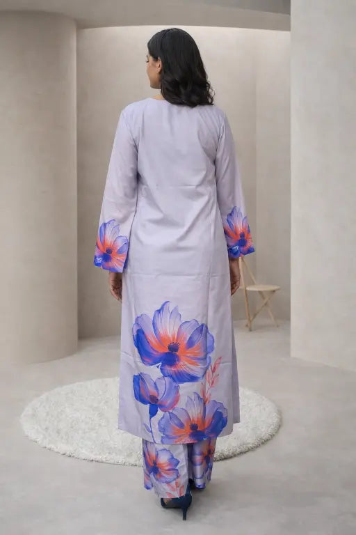 Indigo - 2pc Printed Coord Set