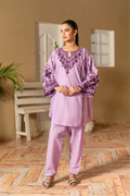 Lavender Bloom – Embroidered Lawn Suit