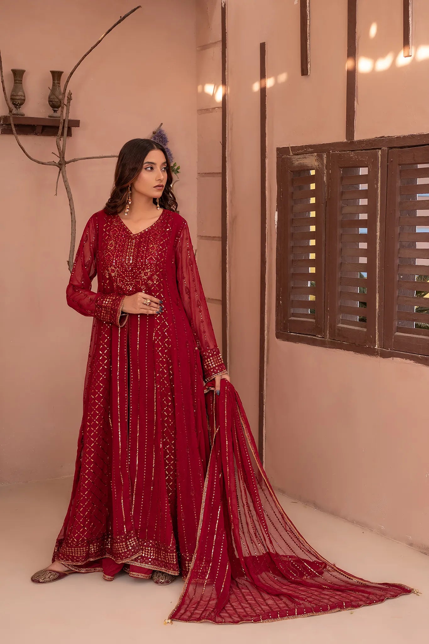 Mah e Rukh | 3pc Embriodered Madiha Gohar