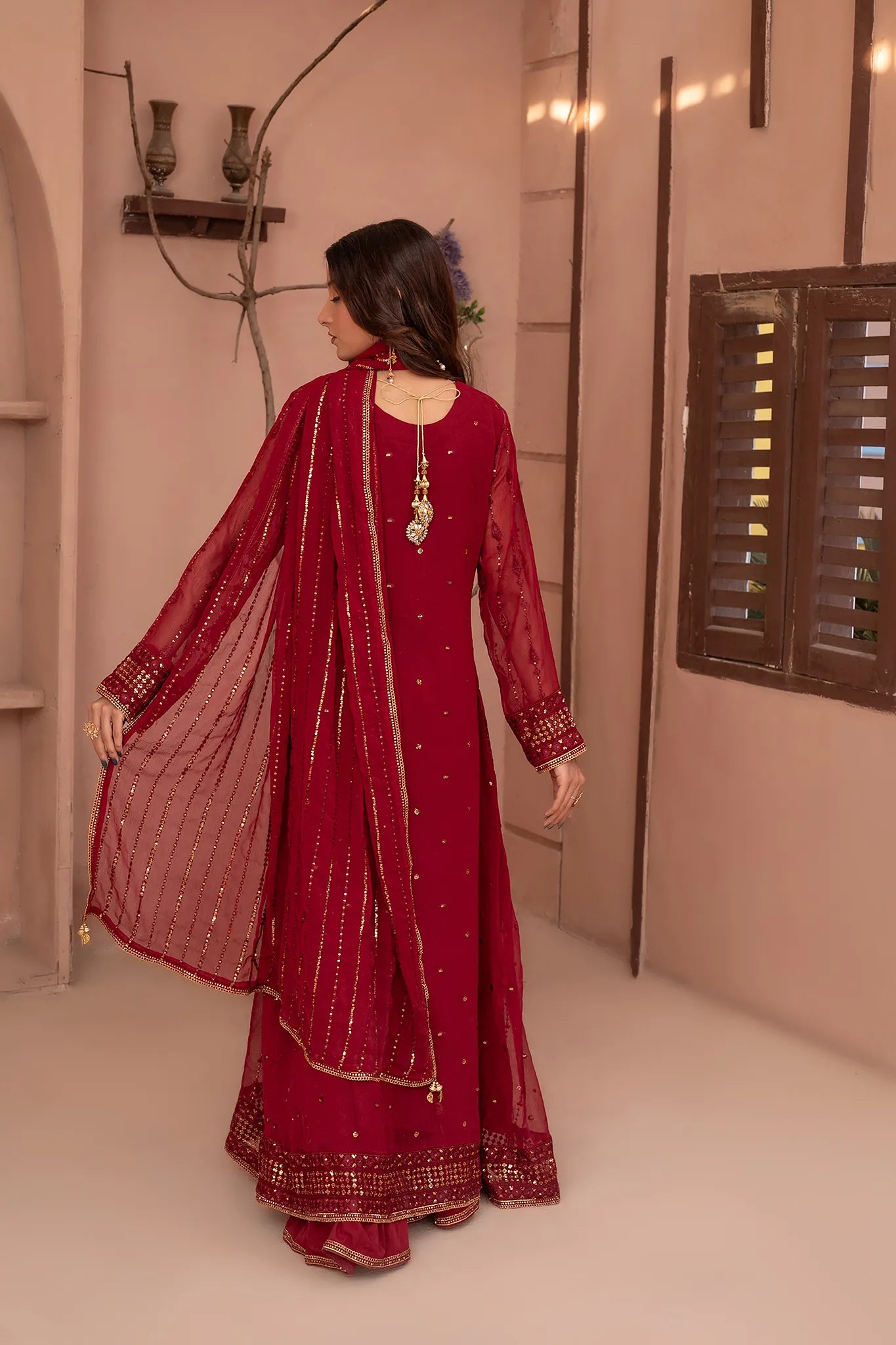 Mah e Rukh | 3pc Embriodered Madiha Gohar