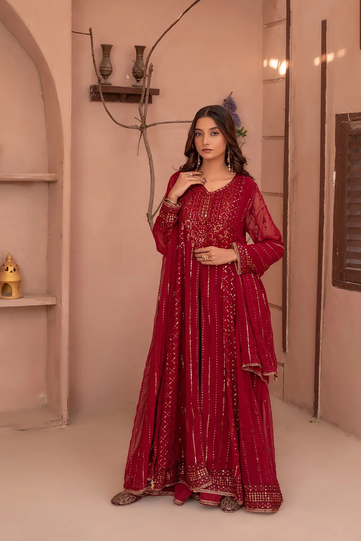 Mah e Rukh | 3pc Embriodered Madiha Gohar