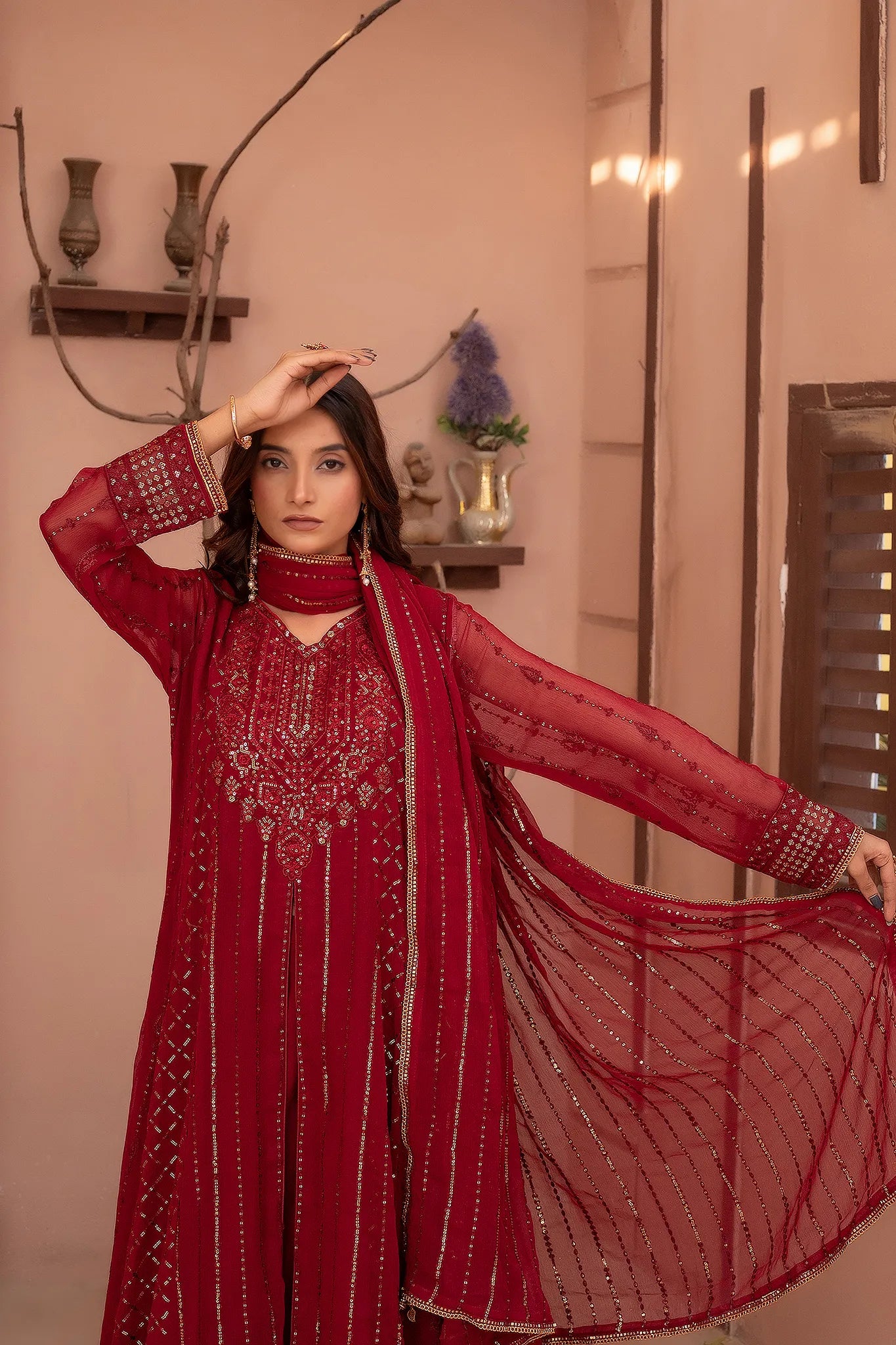 Mah e Rukh | 3pc Embriodered Madiha Gohar