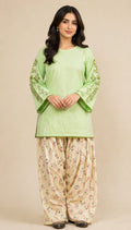 Mint Fleur - Farshi Shalwar suit