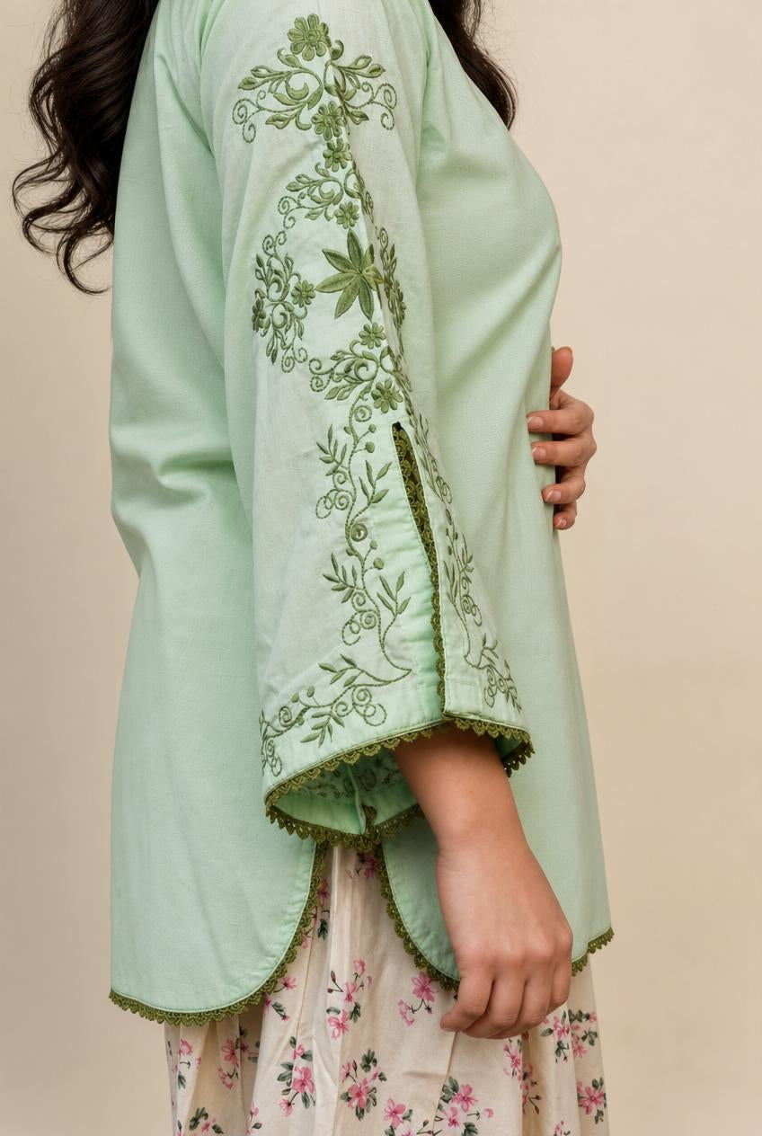 Mint Fleur - Farshi Shalwar suit