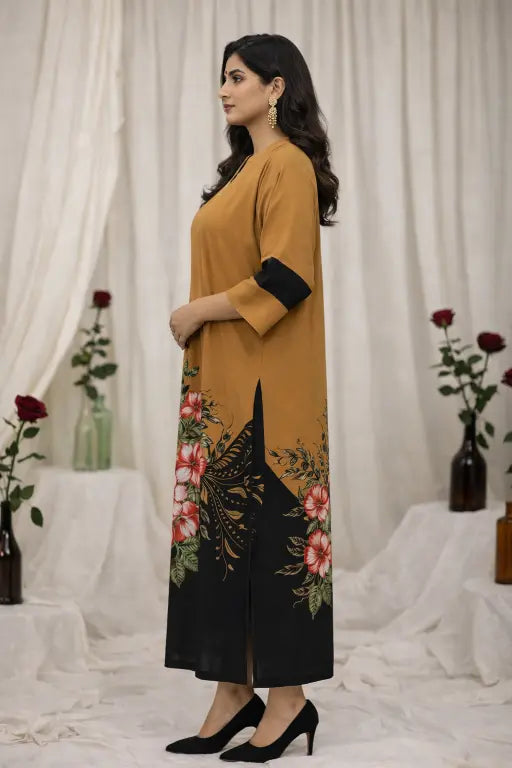 MIRA – Printed Kaftan