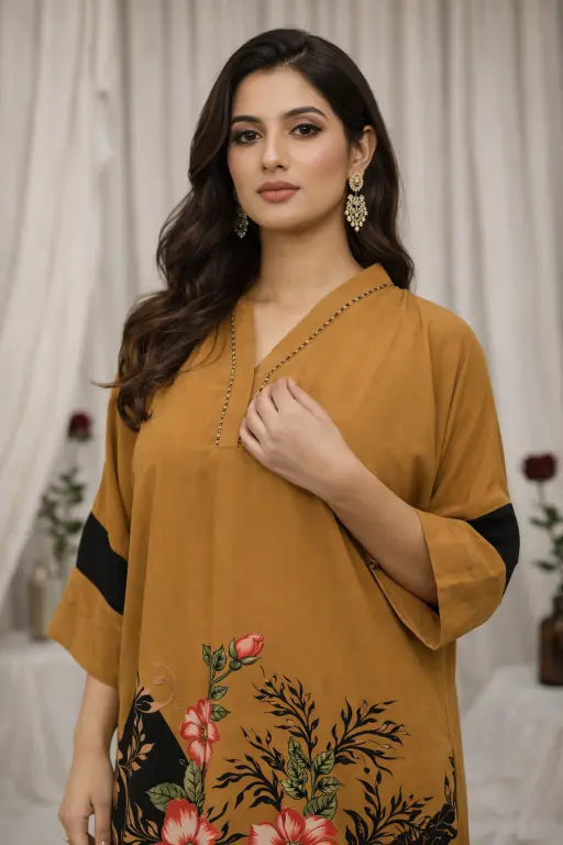 MIRA – Printed Kaftan
