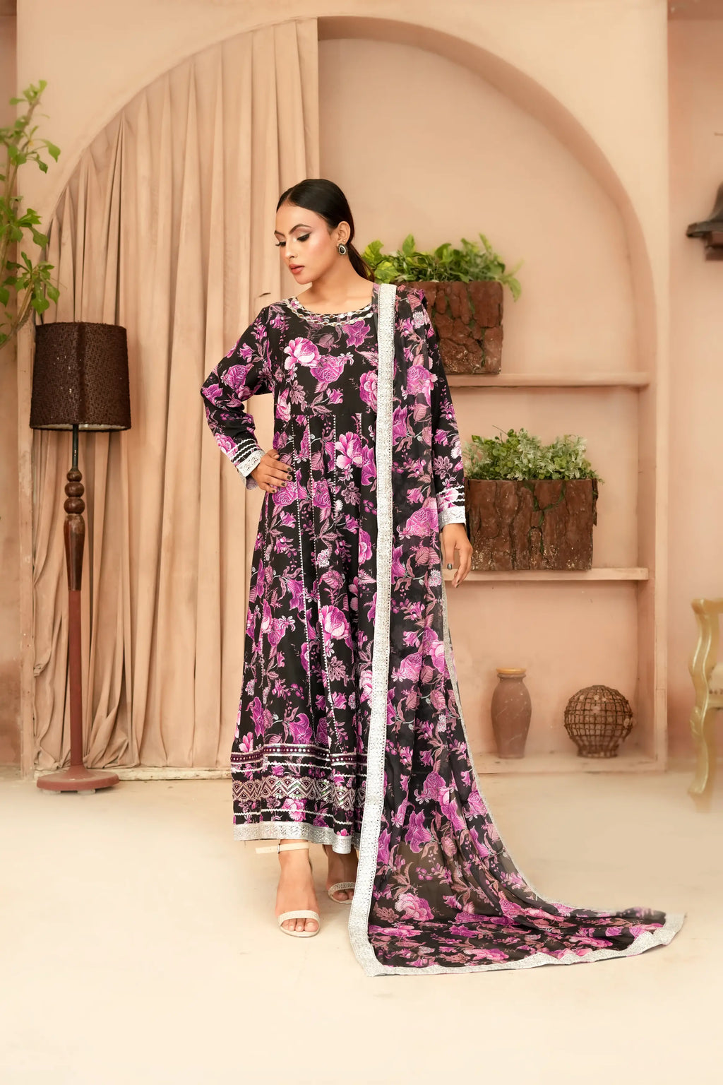 Noor e Gulzar | Premium Swiss Dress