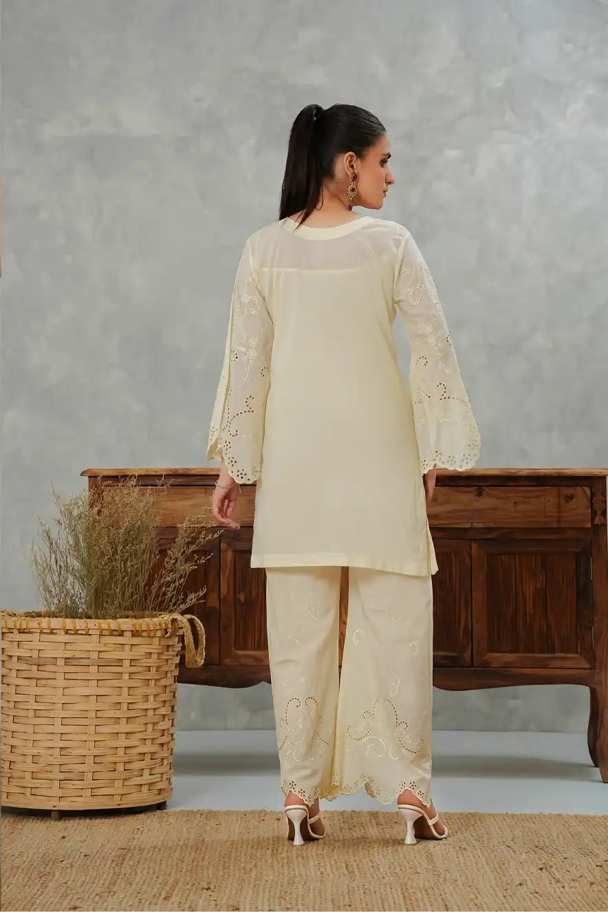 Pearl Glow - 2pc Chikankari