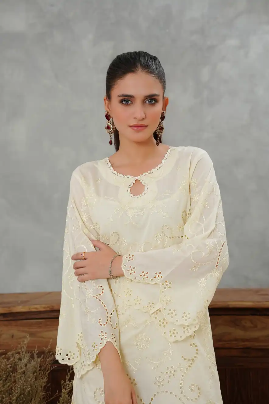 Pearl Glow - 2pc Chikankari