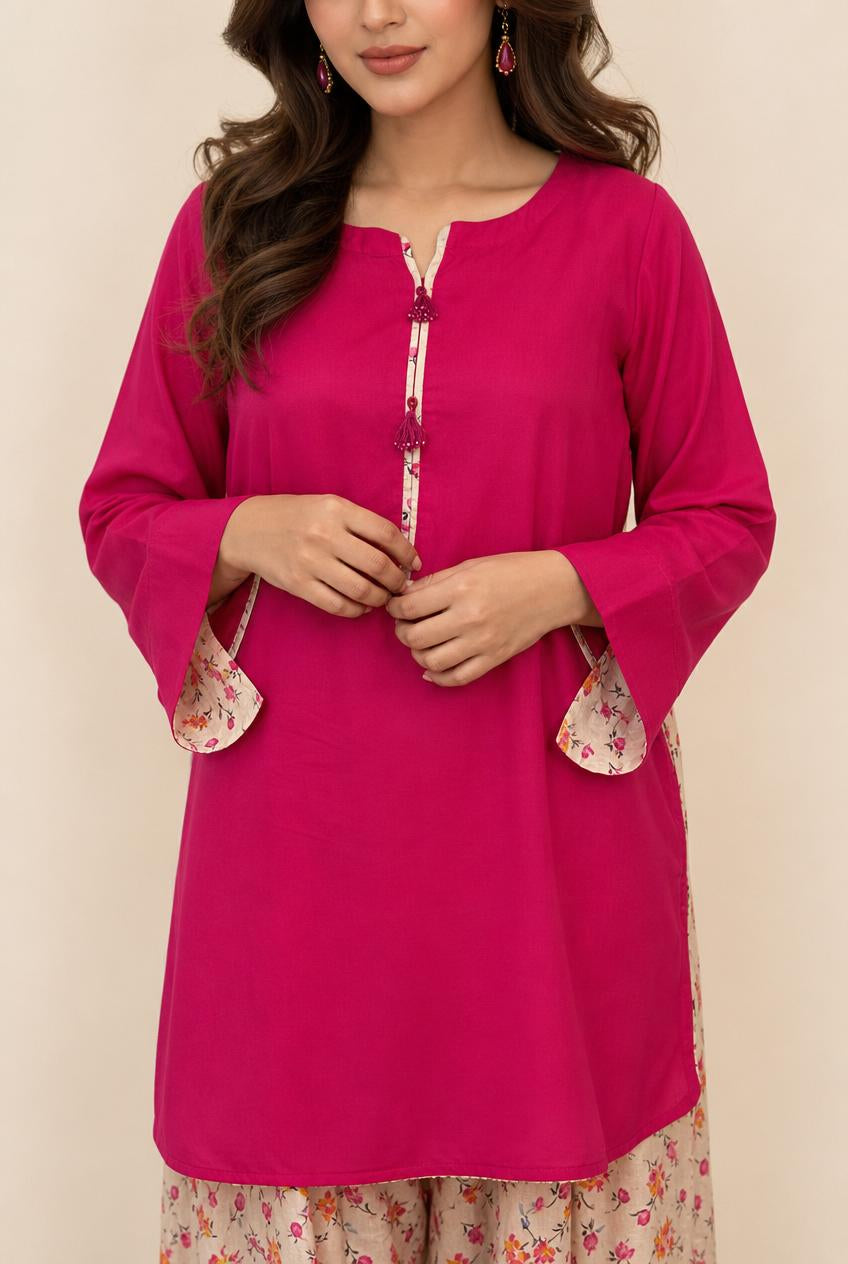 Rosé Bloom – Farshi Shalwar Set