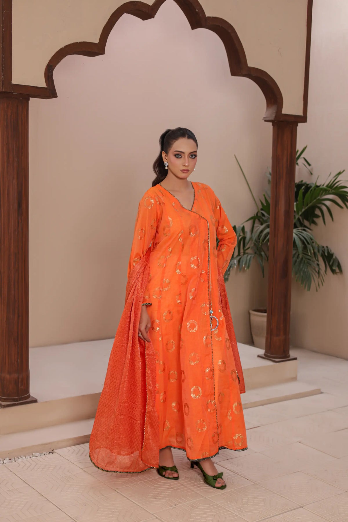 Rangrez Angrakha 2Pc Madiha Gohar – Front