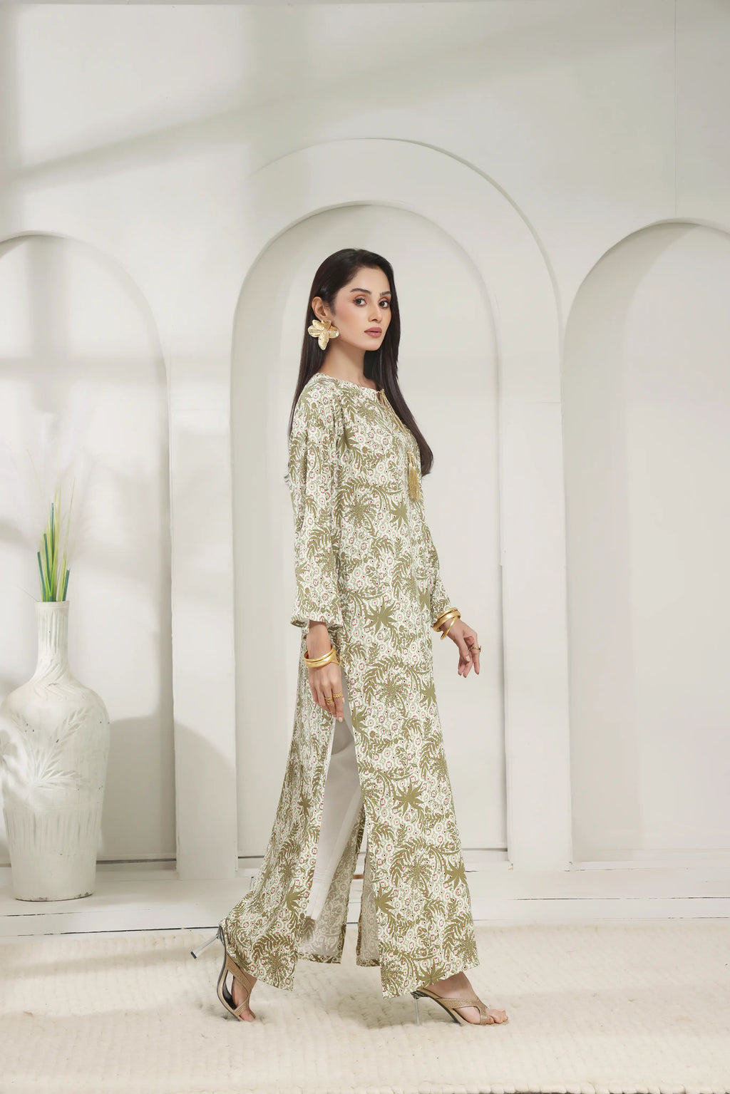 Shanghai Leaf Long Shirt