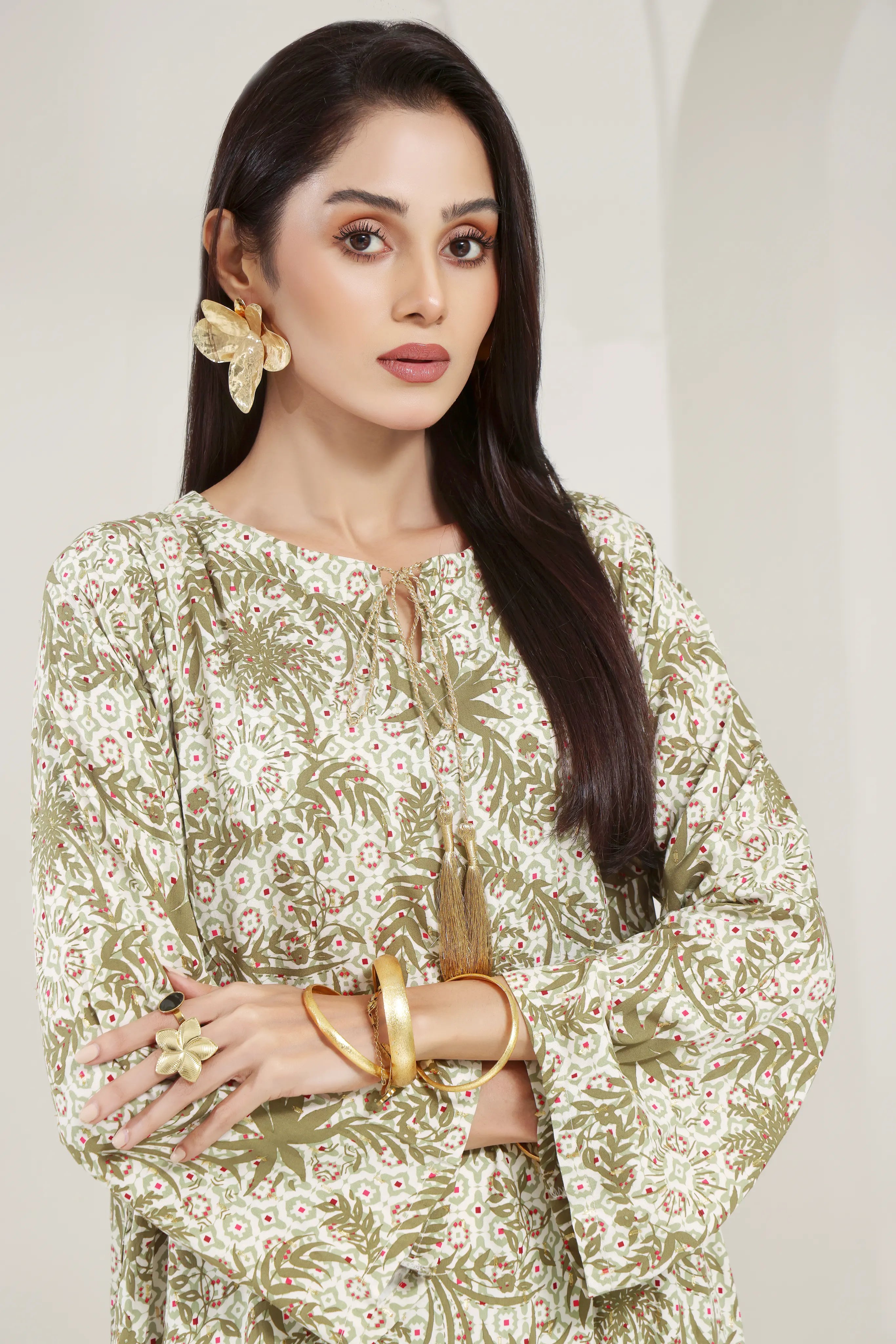 Shanghai Leaf Long Shirt