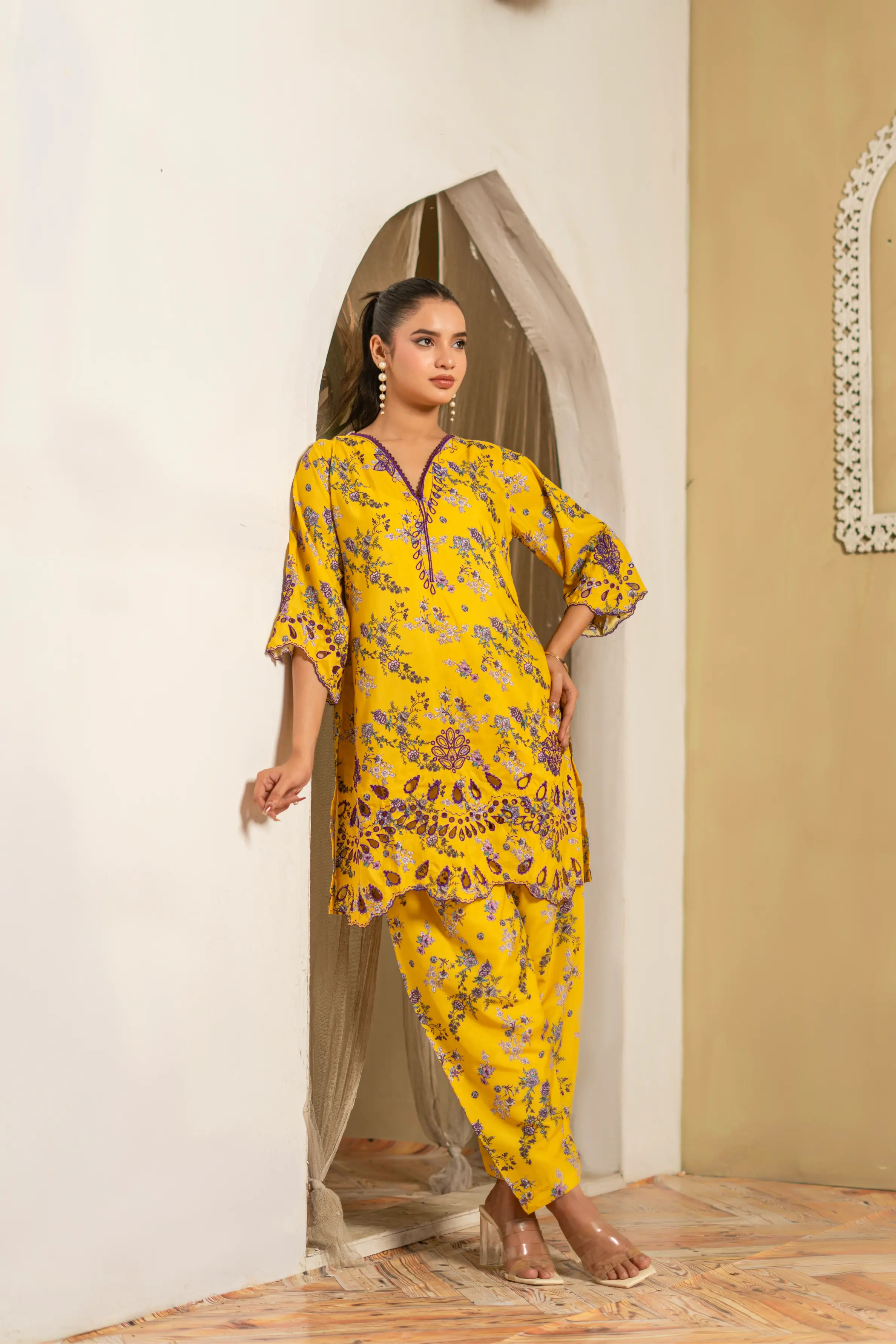 ZIVA – Embroidered 2Pc